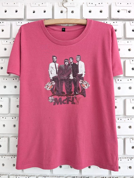 Vintage 2005 Mcfly Wonderland Tour T-shirt English Pop Rock Band