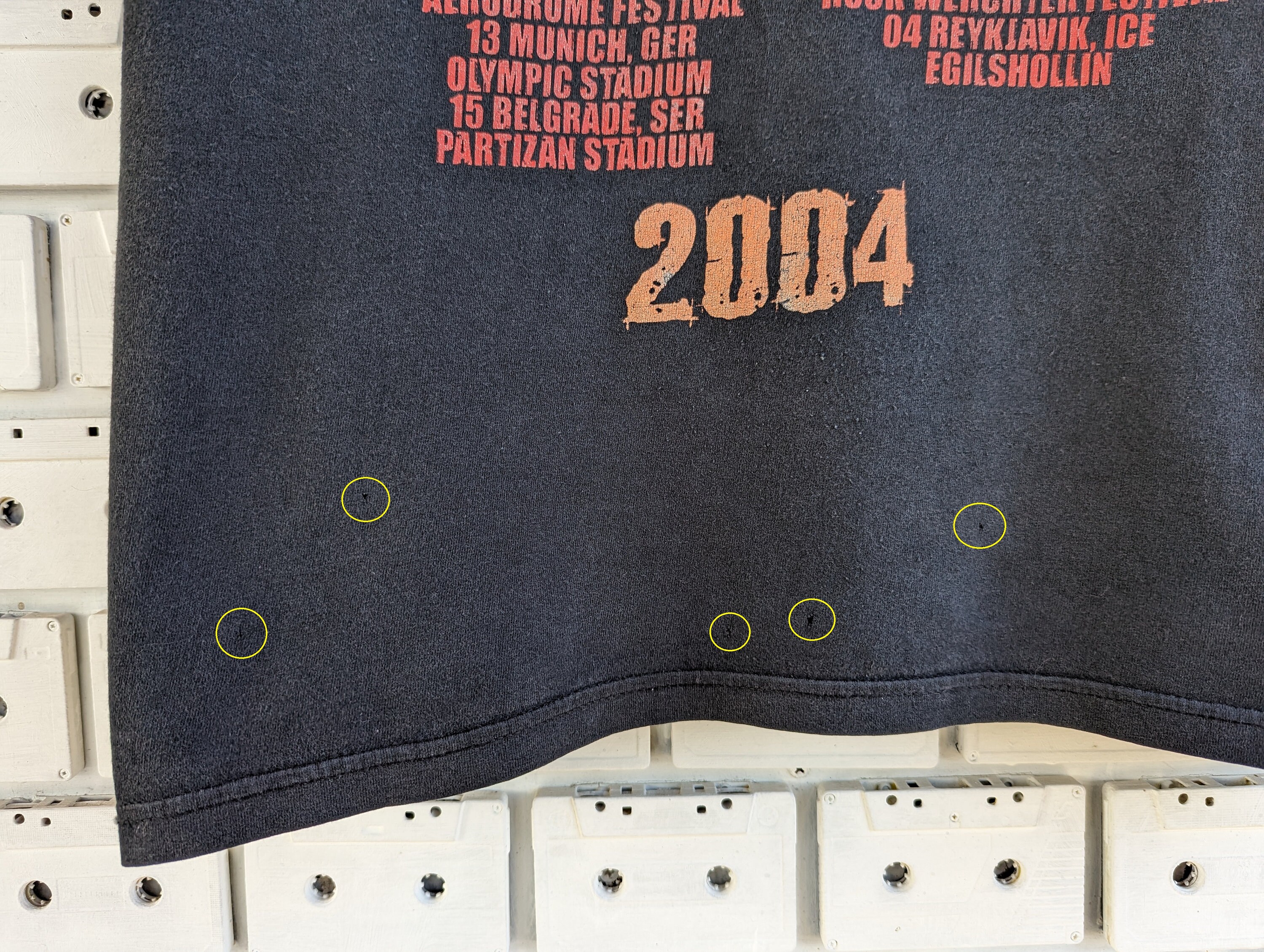 ヴィンテージ 2004 メタリカ Tシャツ St.Anger アルバム プロモ 