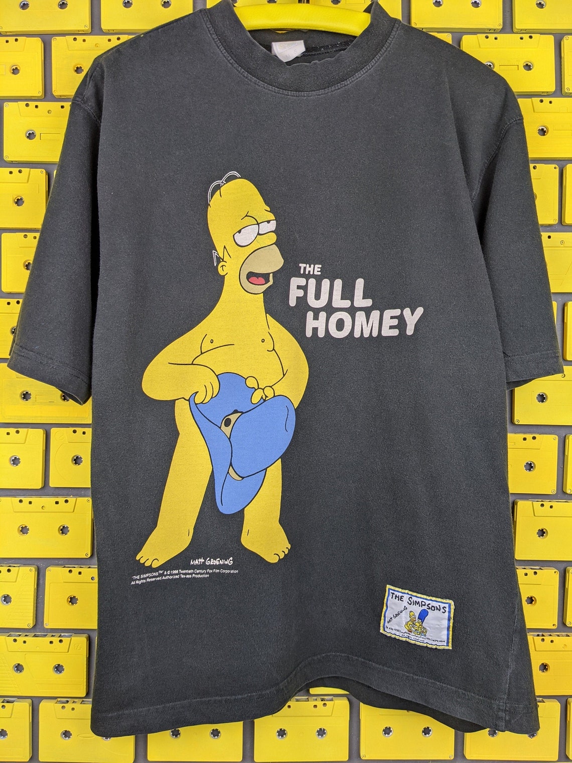 Vintage 1998 the Simpsons Tshirt Homer the Full Etsy