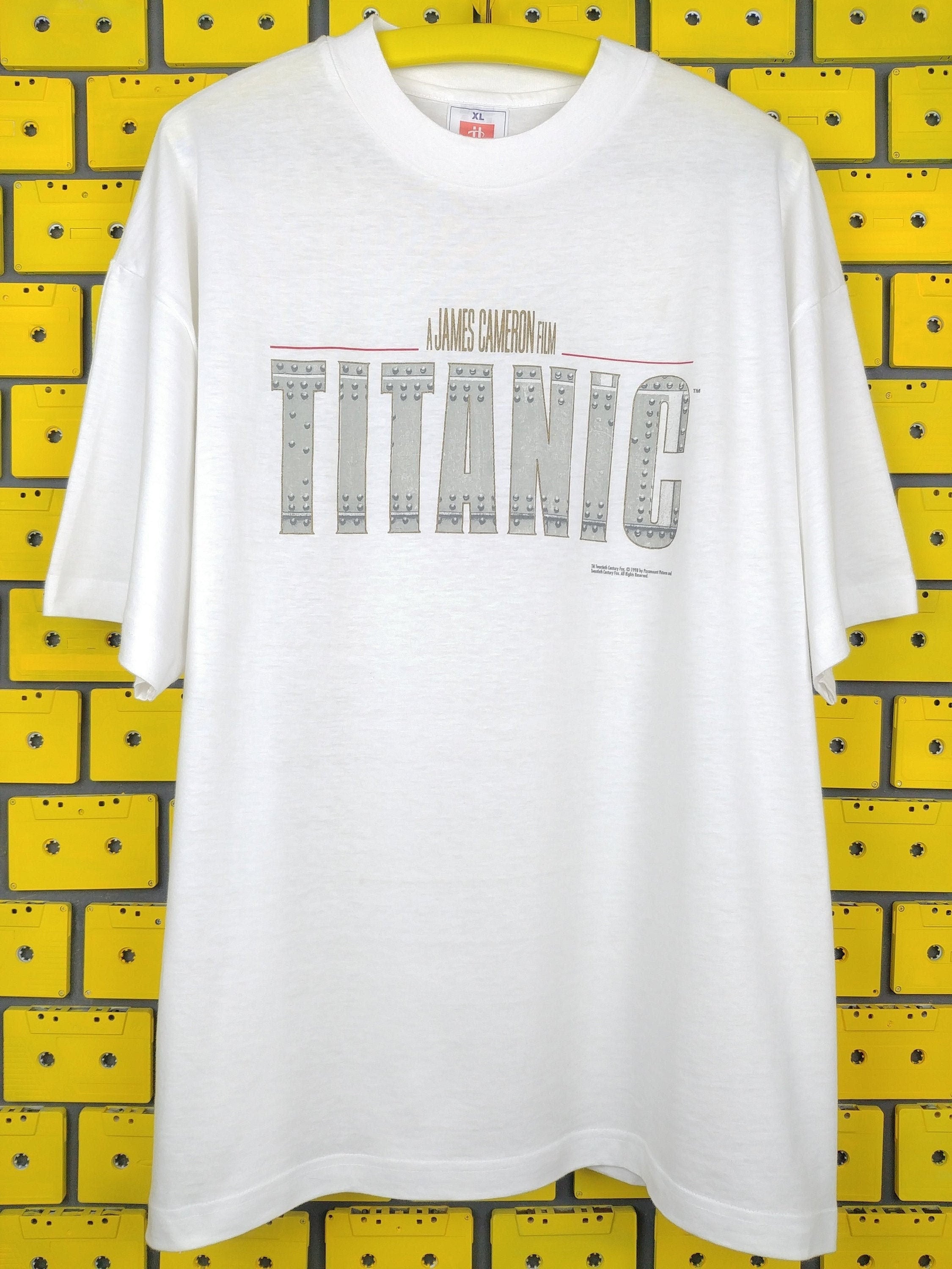 Vintage 1998 Titanic T-shirt James Cameron Movie Promo Merch - Etsy