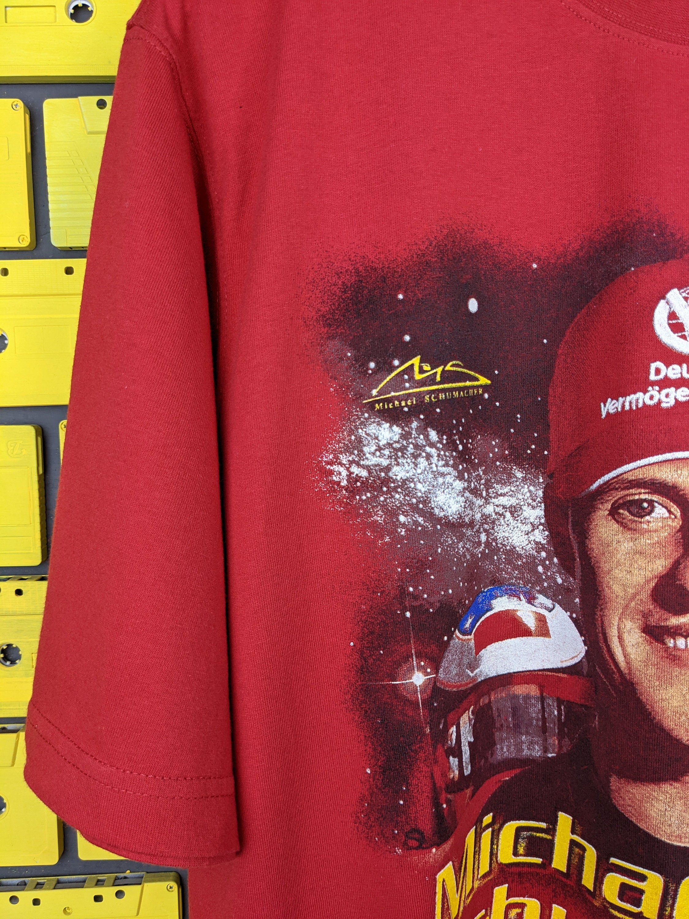 ヴィンテージ 90 年代 F1 ミハエル シューマッハ T シャツ 