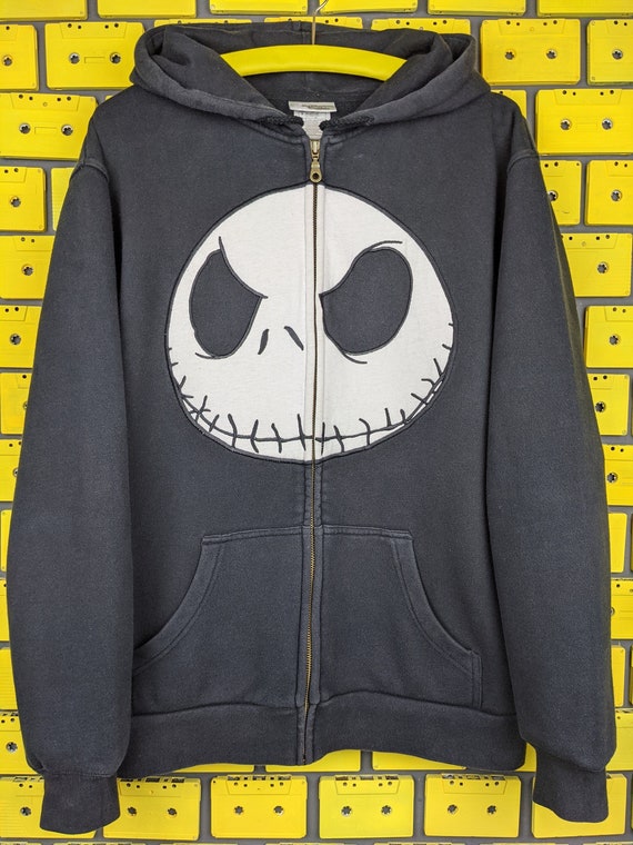 Vintage 90s 00s Jack Skellington Zip 
