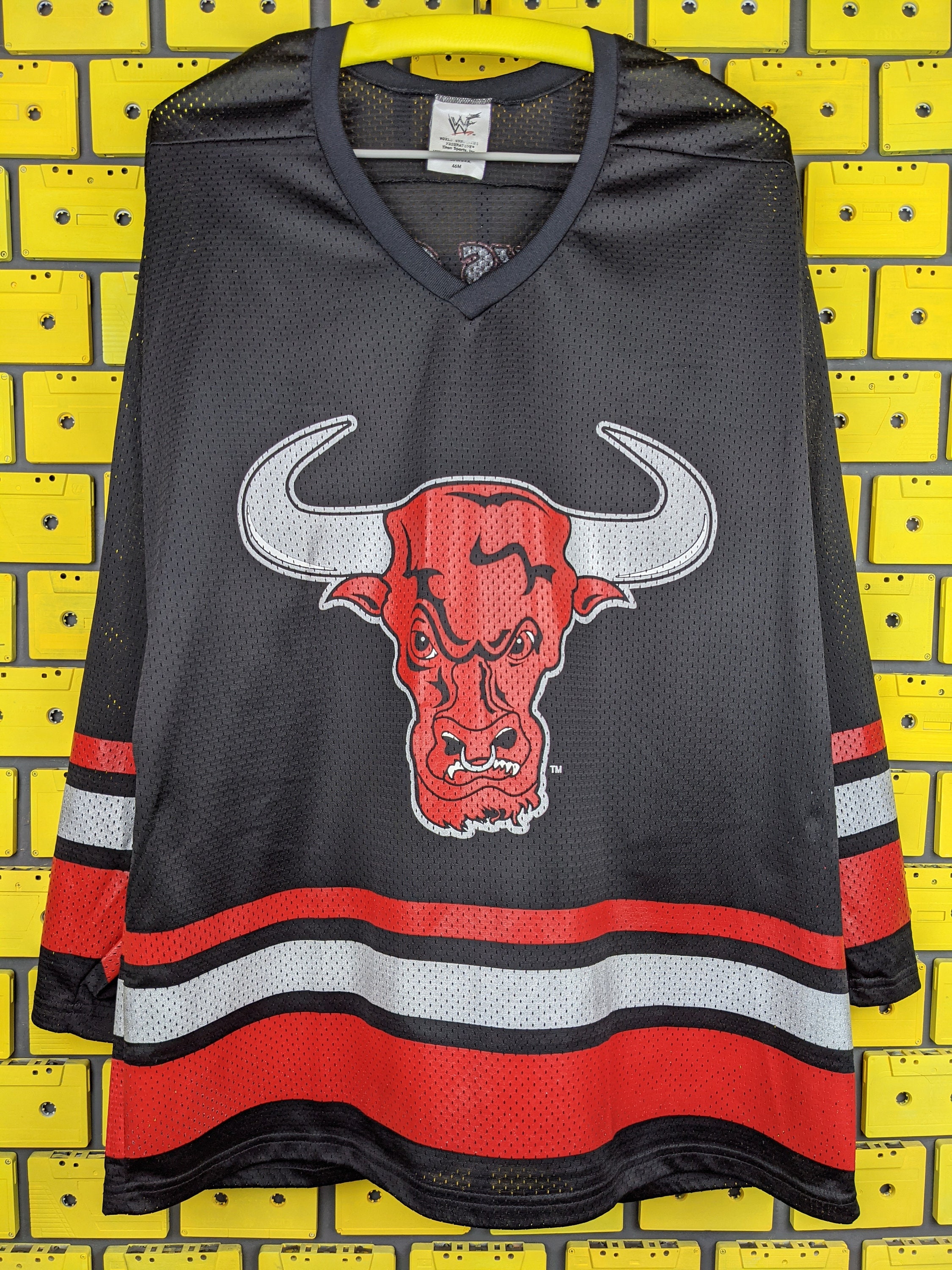 Vintage 2000 the Rock Hockey Jersey Shirt WWF WWE Dwayne Etsy UK