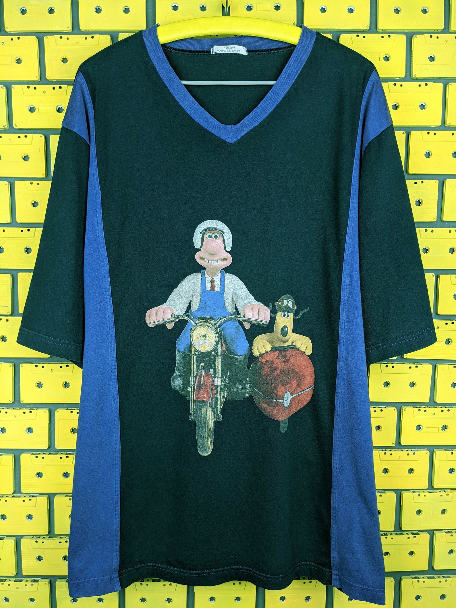 Vintage 1996 Wallace and Gromit Tshirt British Claymation Etsy