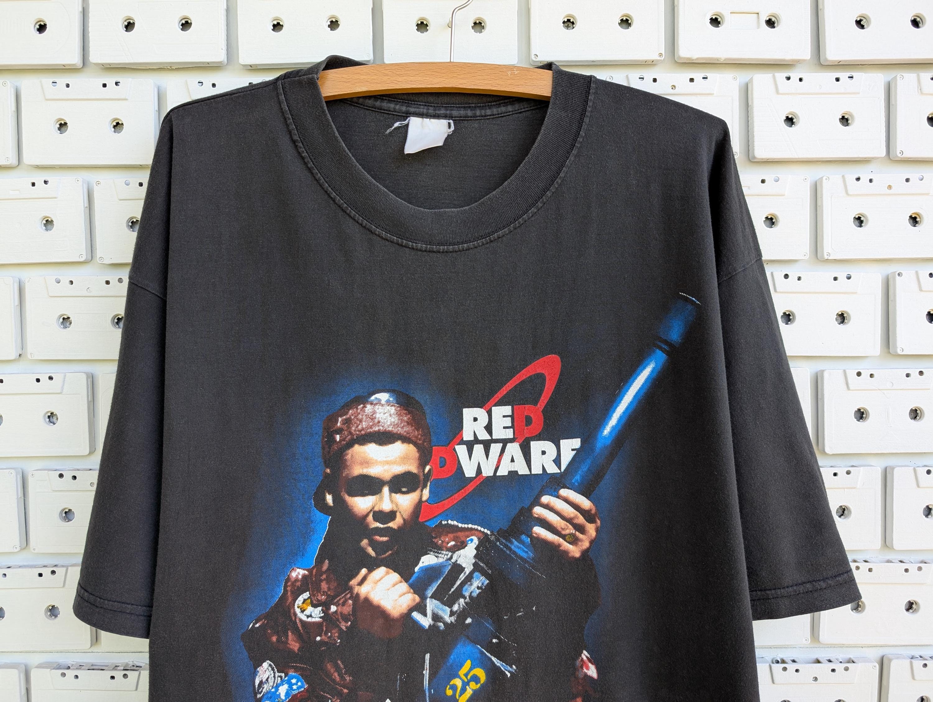 Vintage 1994 Red Dwarf T-shirt Dave Lister British Sci Fi Comedy