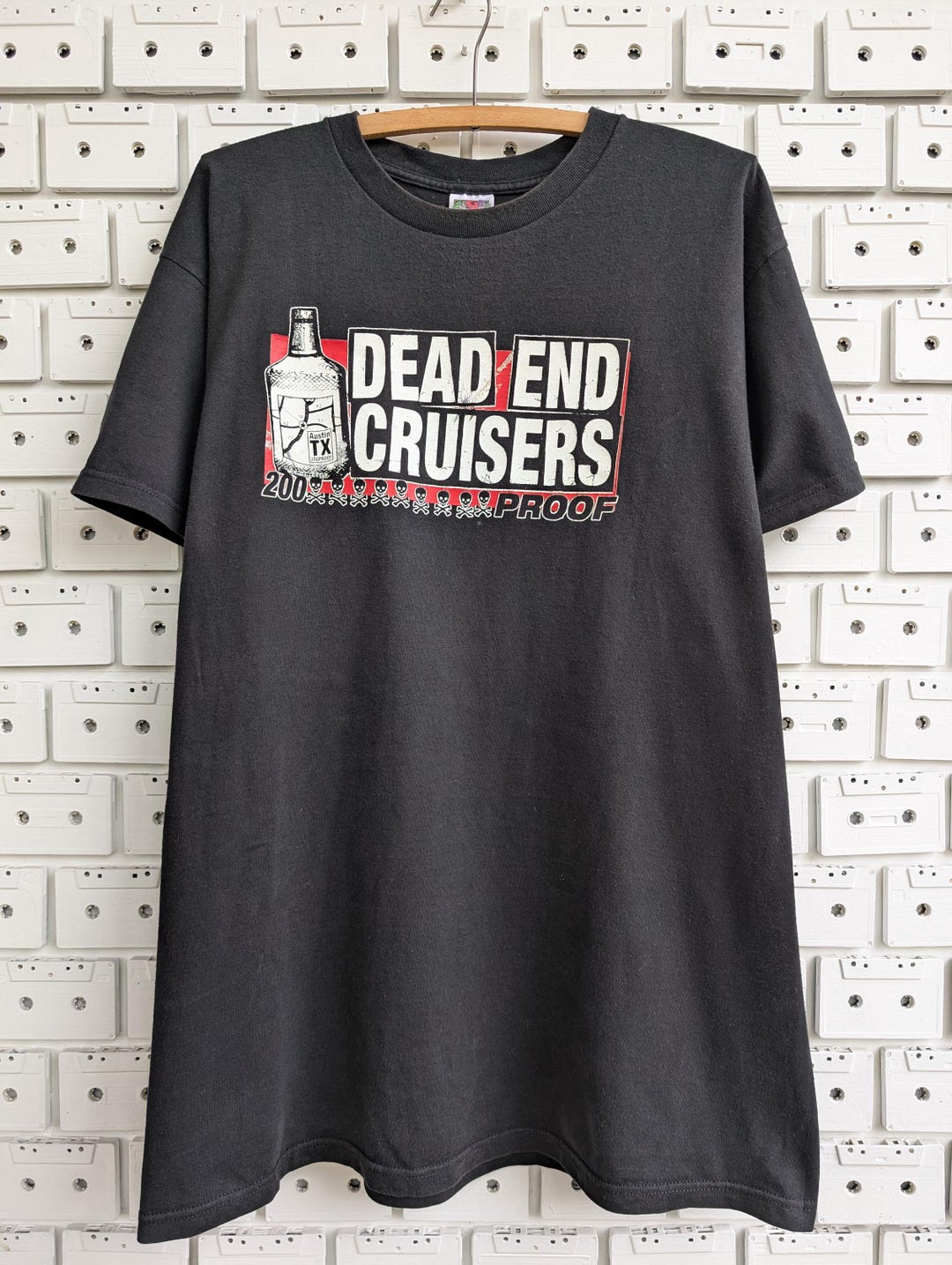 Rare Vintage 90s Dead End Cruisers T-shirt TKO Records Punk Rock