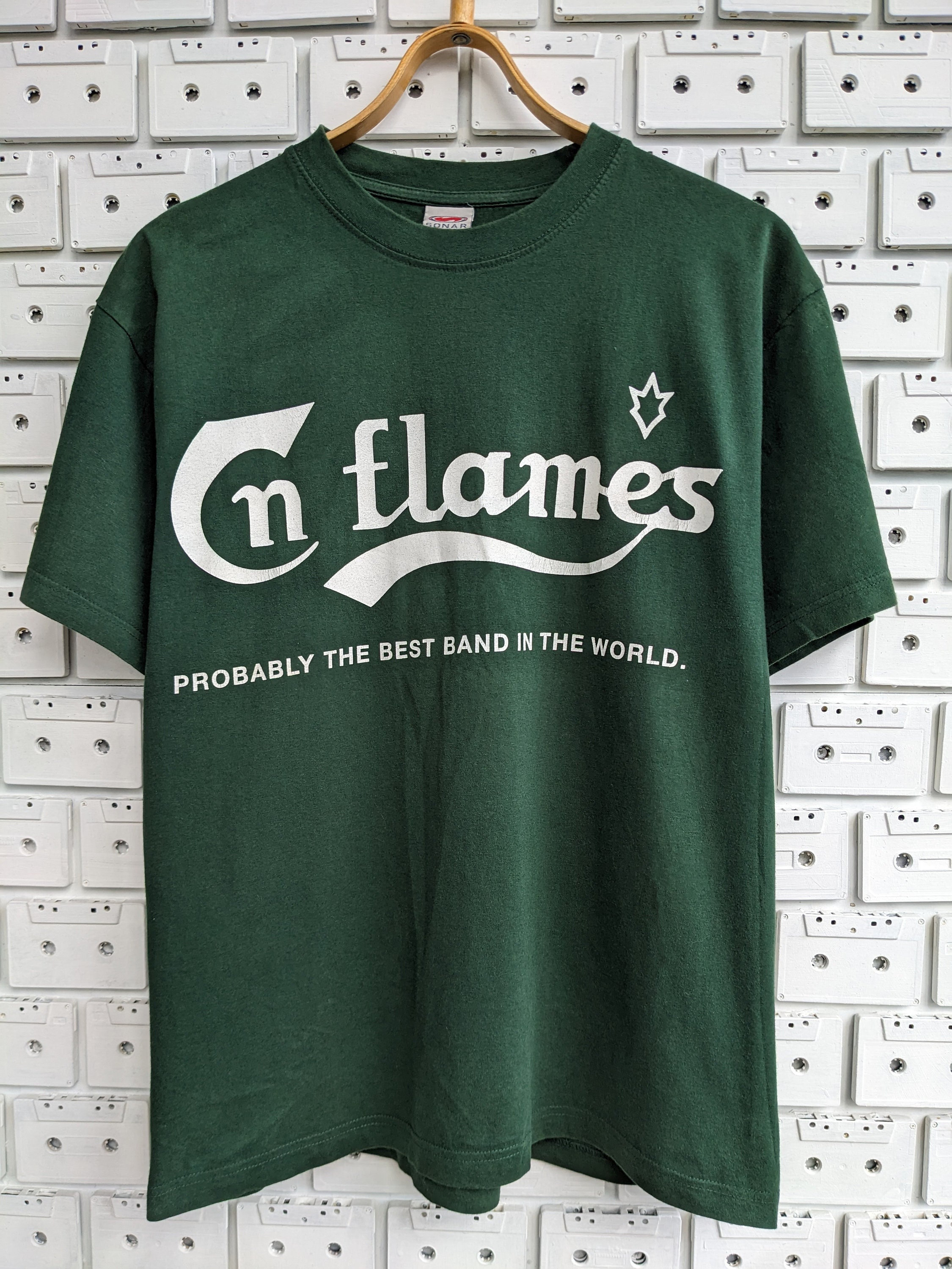 Vintage Early 00s in Flames T-shirt Probably the Best Band in the
