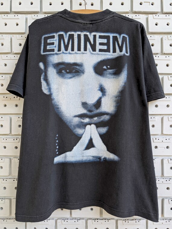 Crazy for Rock T-Shirt Eminem. Maglietta Rapper Marshall Bruce Mathers III. Maglia Ufficiale Hip Hop. Unisex. Adulto Ragazzo. (XS