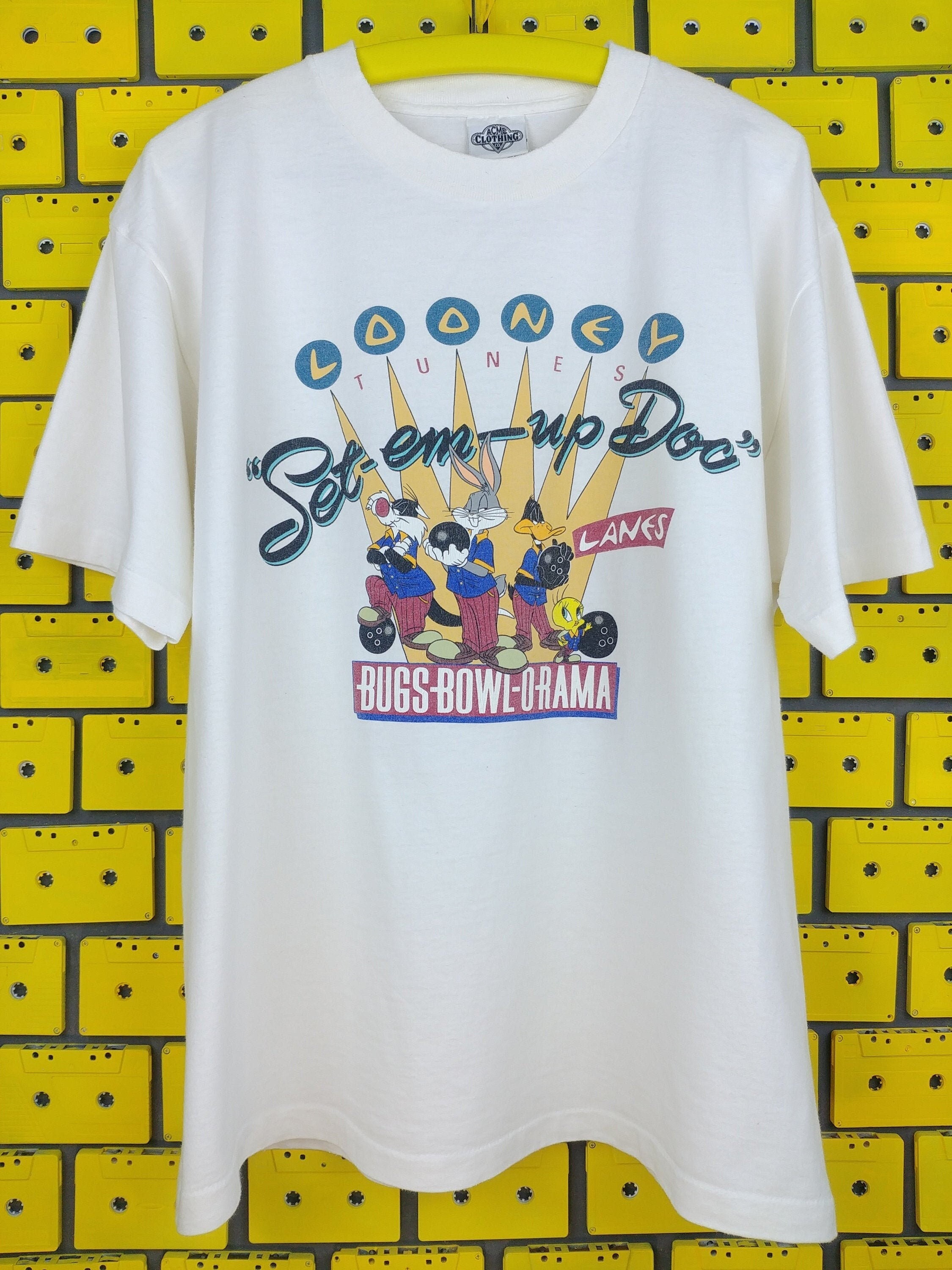 Vintage 1991 Looney Tunes T-shirt Bugs Bowl-o-rama Bugs Bunny 