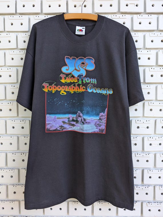 Vintage 2003 YES Band T-shirt Tales From Topographic Oceans