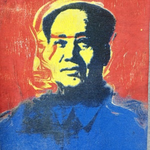 Vintage 90s Mao Zedong Pop Art T-Shirt Chairman Mao Chinese Communist Revolutionary Print Tee Size L image 3