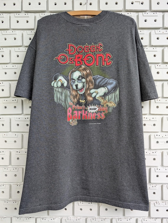 Vintage 2002 Big Dogs T-shirt Doggie Osbone Ozzy Parody Tee Size