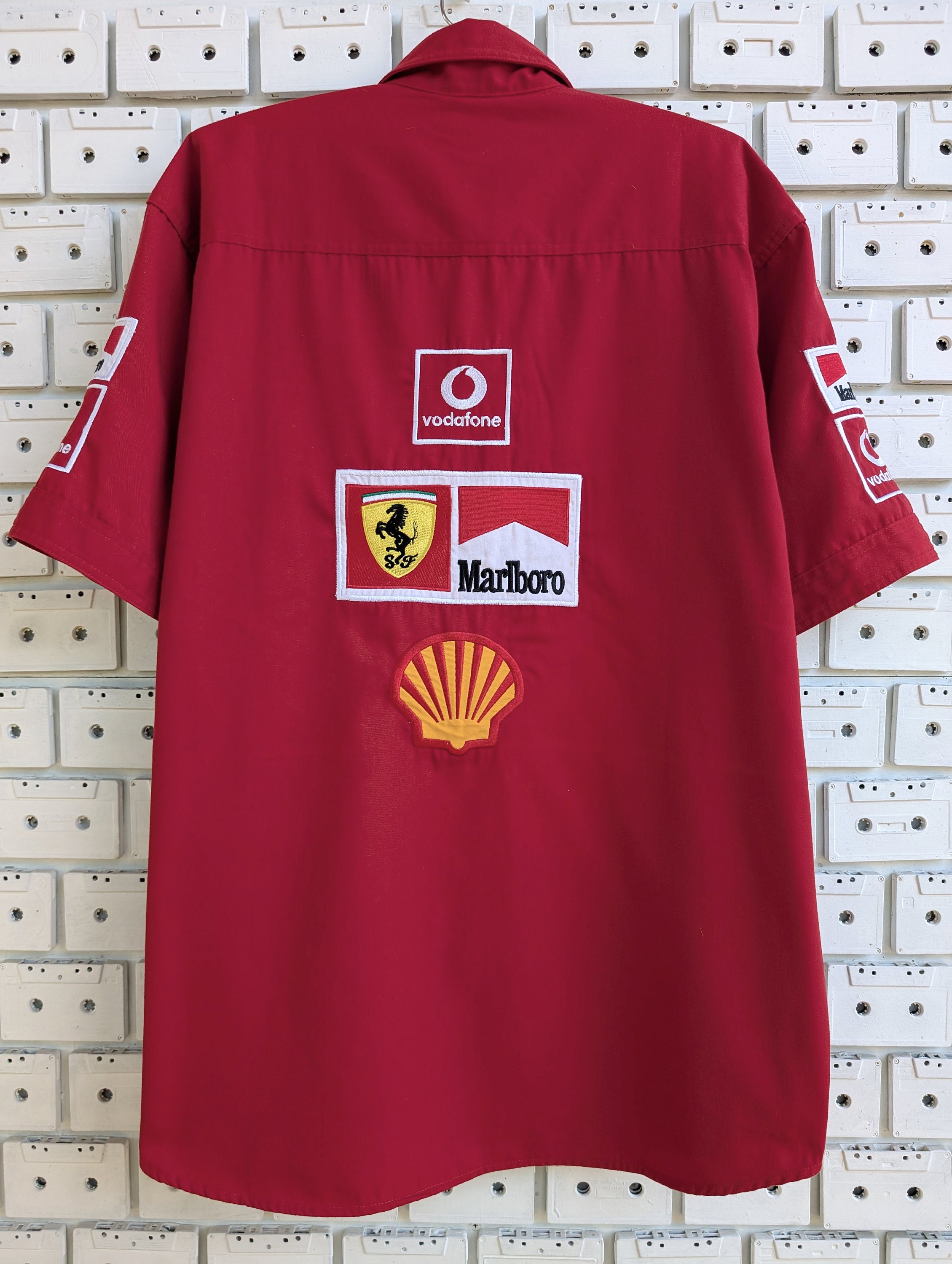 Vintage 1996 Ferrari Pit Crew Shirt F1 Formula One Grand Vintage 1996 Ferrari Pit Crew Shirt F1 Formula One Grand
