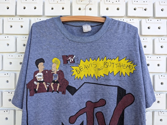 Vintage 1994 MTV Beavis and Butt-head T-shirt Adult Animated