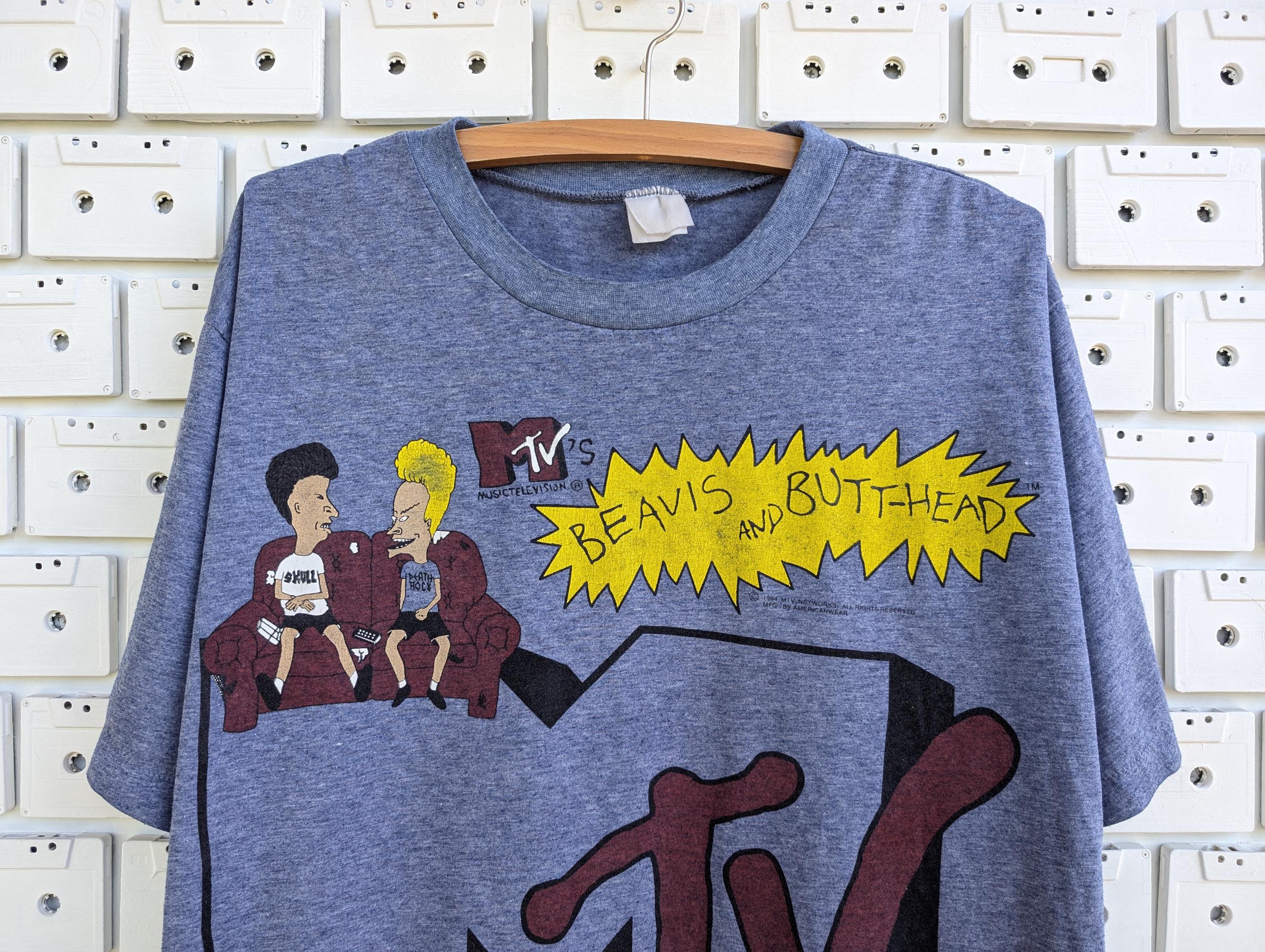 Vintage 1994 MTV Beavis and Butt-head T-shirt Adult Animated