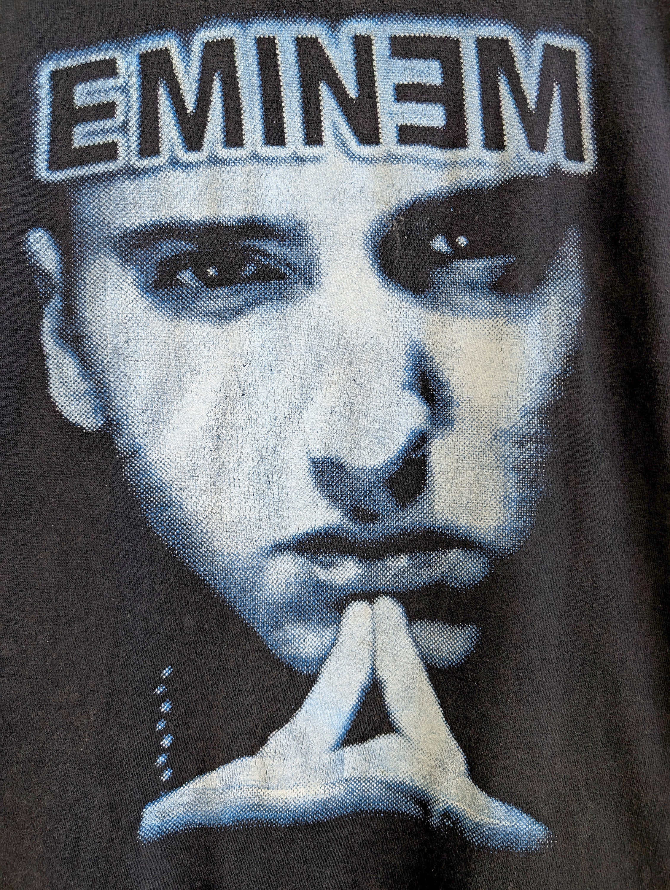 VINTAGE ヴィンテージ 00s EMINEM 2000 E LOGO L/S エミネム フロント 