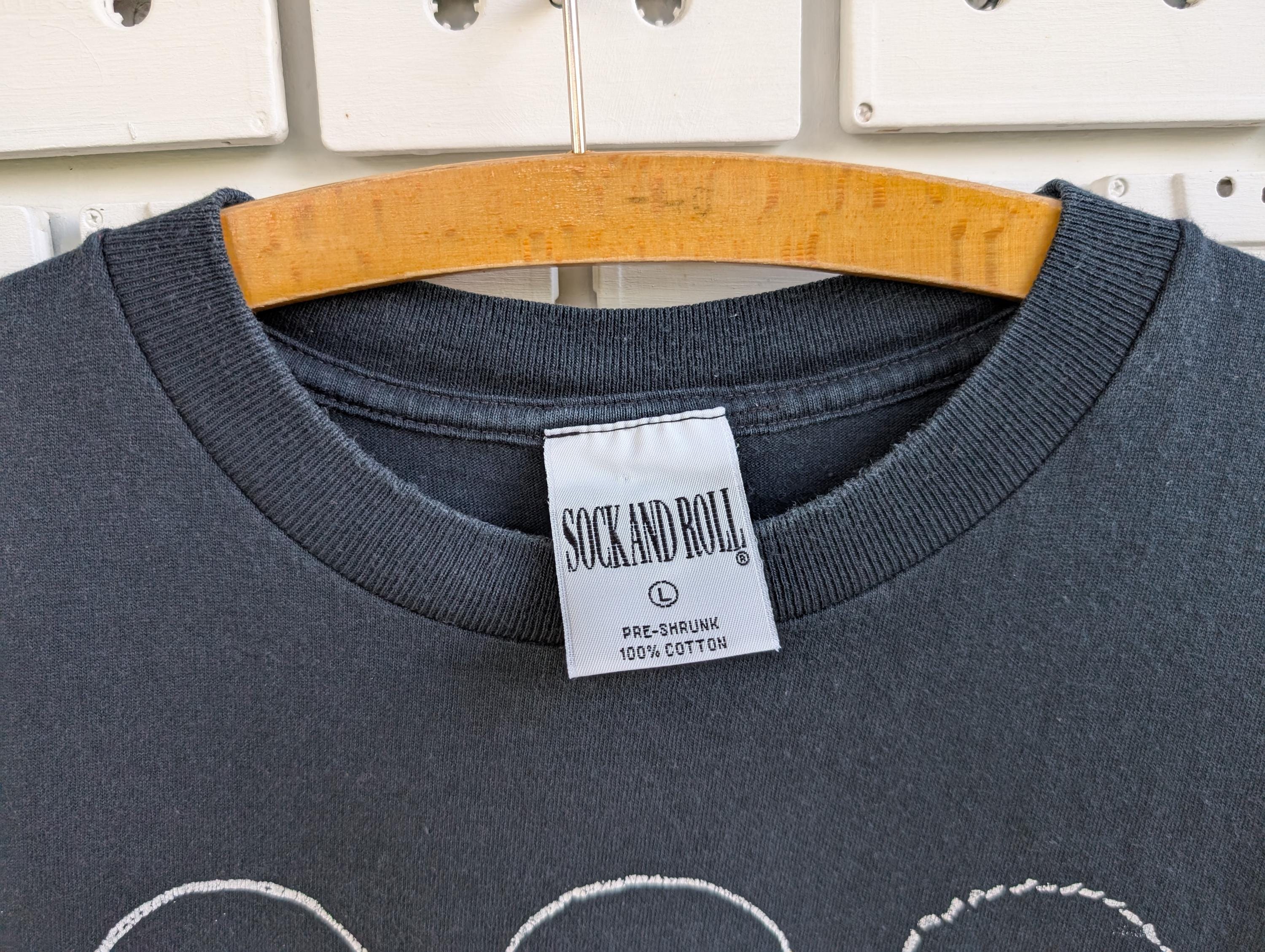 Vintage 1991 History of Art T-shirt Funny Smiley Faces Famous