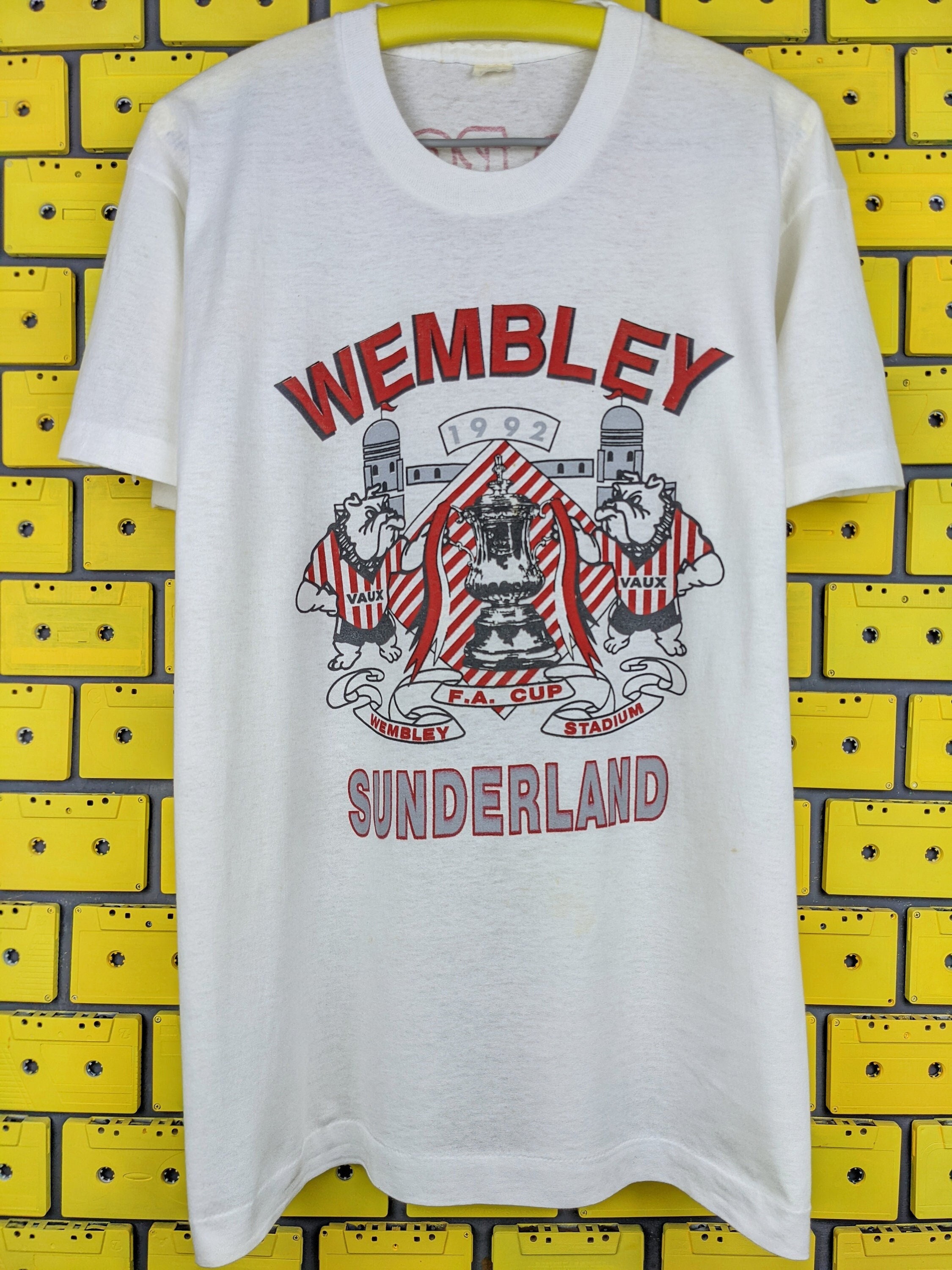 Écharpe Sunderland FA Cup Final 1992 – Rare – Football Anglais