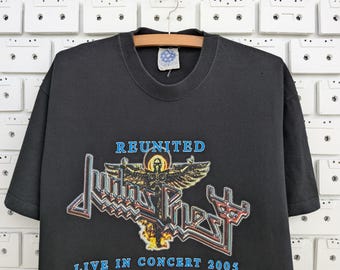 Judas Priestジューダスプリスト 2005年ワールドツアーTシャツ Vintage 2005 Judas Priest T-shirt Reunited Concert Tour Angel of