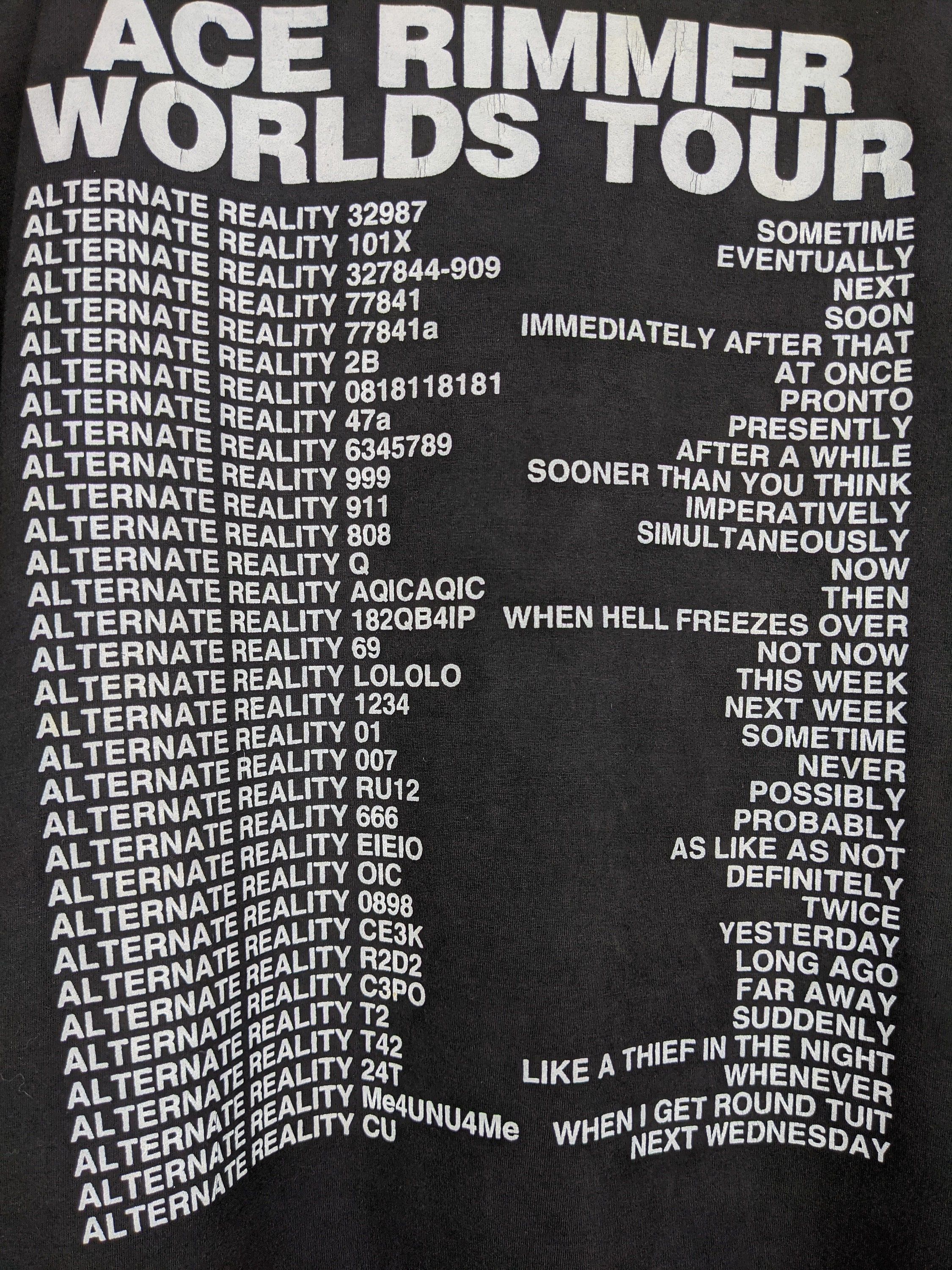 Vintage 90s Red Dwarf T-shirt Ace 