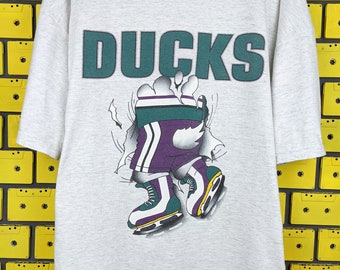 ヴィンテージ 90 年代 アナハイム マイティ ダックス T シャツ NHL