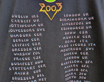 Vintage 2003 YES Band T-shirt Tales From Topographic Oceans
