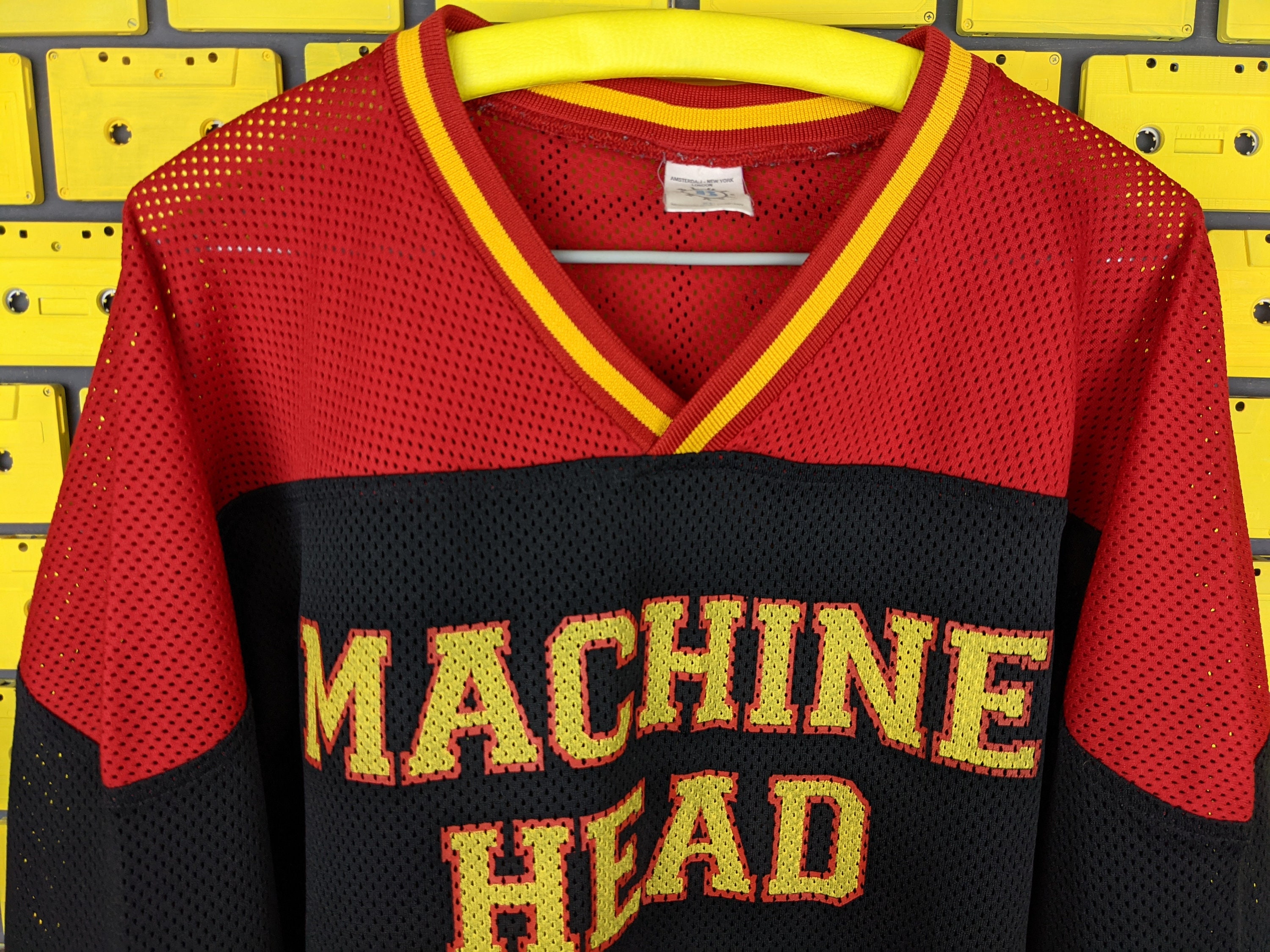 Vintage 90s Machine Head Hockey Jersey T-shirt Groove Trash Nu