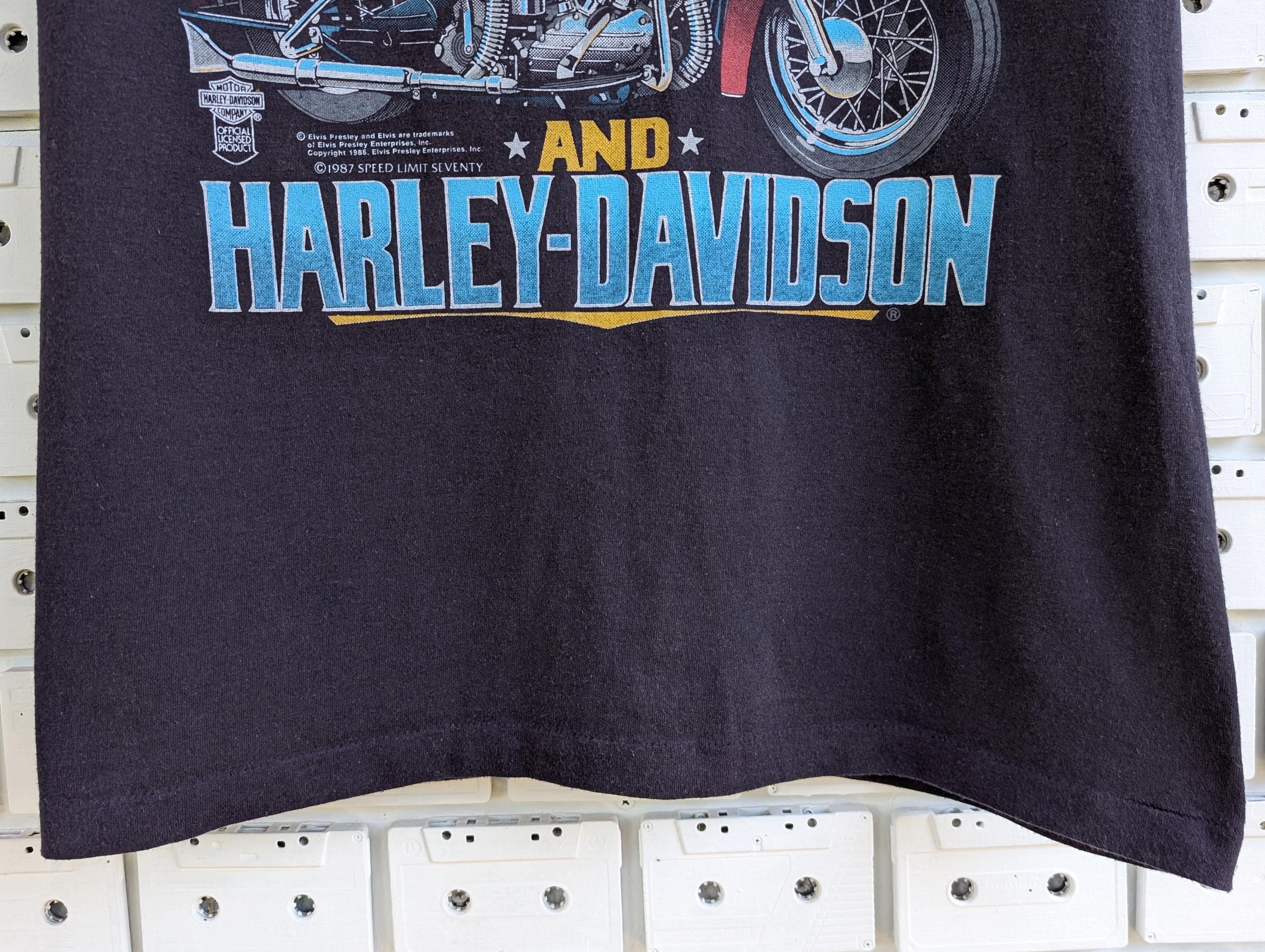 ヴィンテージ 1987 エルヴィス・プレスリー ハーレーダビッドソン T