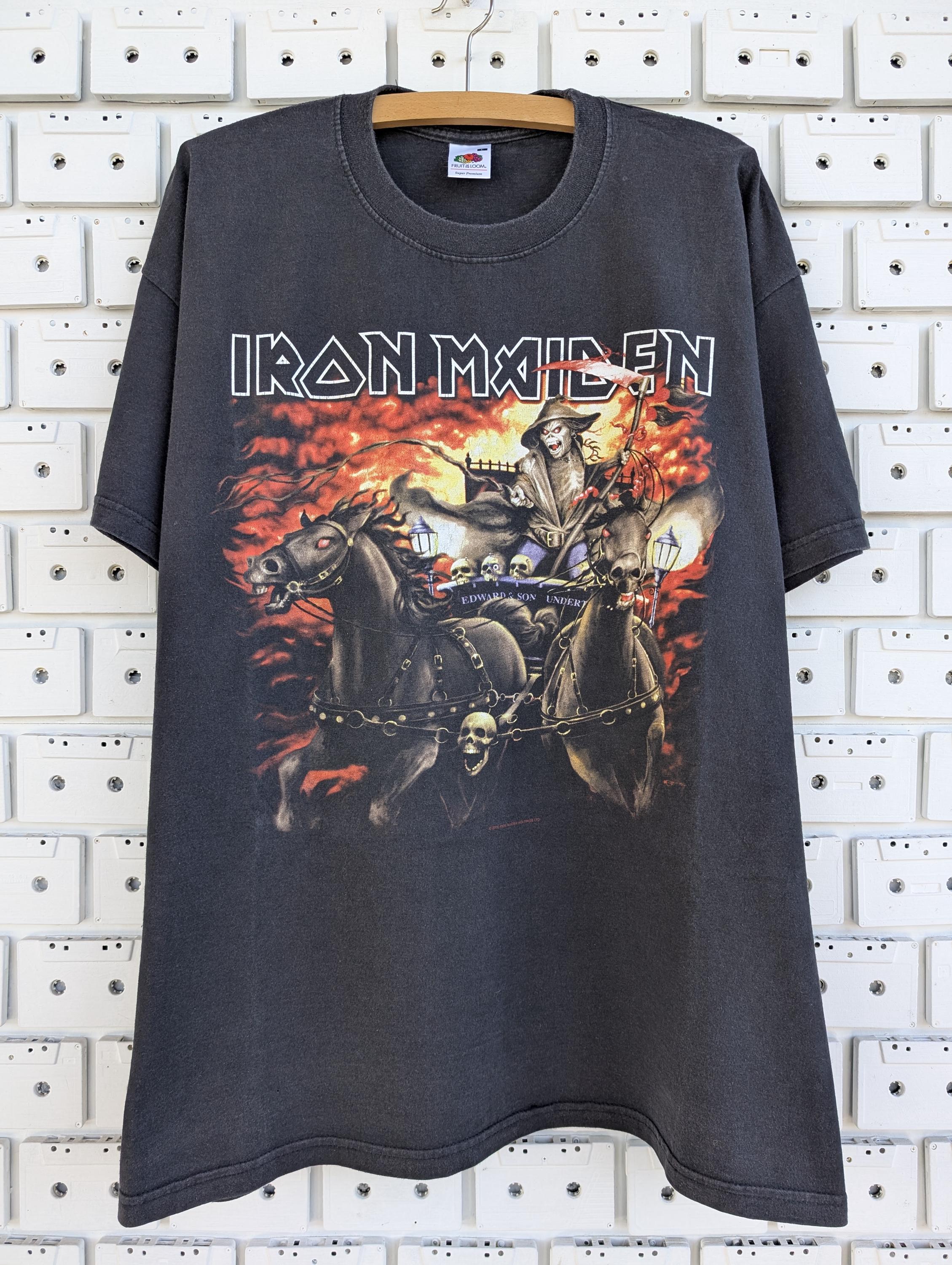 Vintage 2005 Iron Maiden T-shirt Death on the Road Tour English
