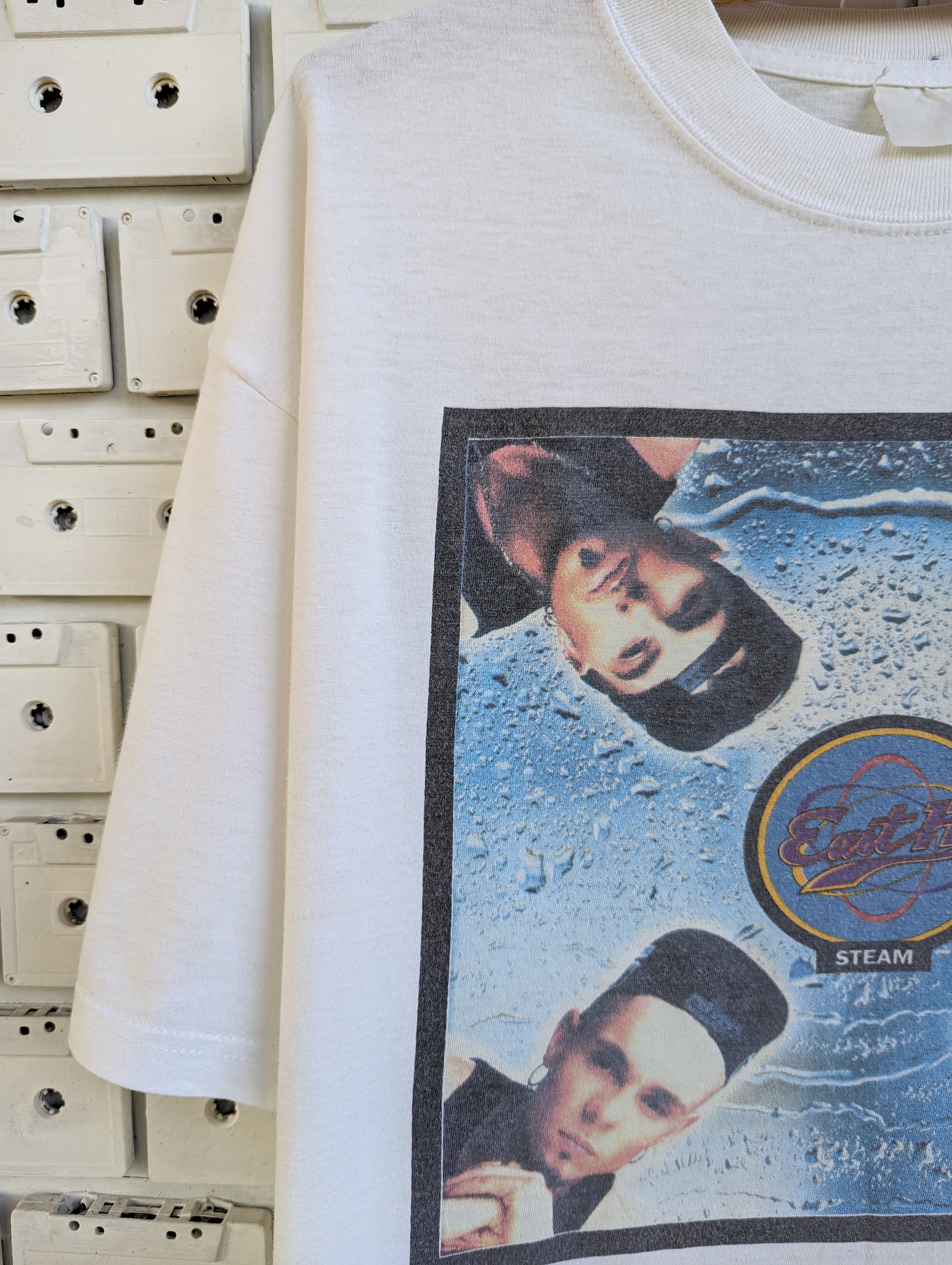 T-Shirt Homme East 17 Steam Boy UK Tour – Vintage Music Band Noir