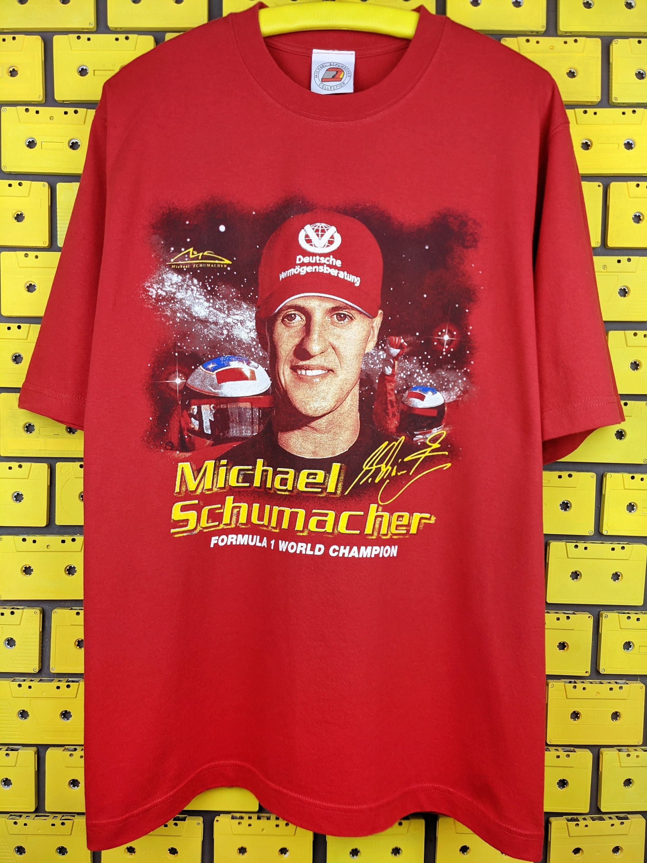 ヴィンテージ 90 年代 F1 ミハエル シューマッハ T シャツ
