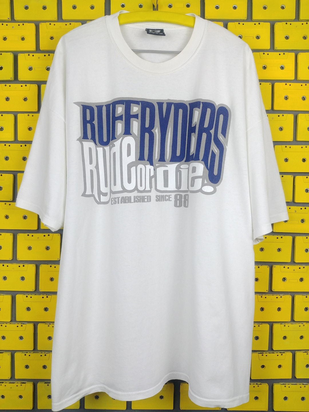 Vintage 00s Ruff Ryders T-shirt Ride or Die DMX Eve Jadakiss Hip Hop ...