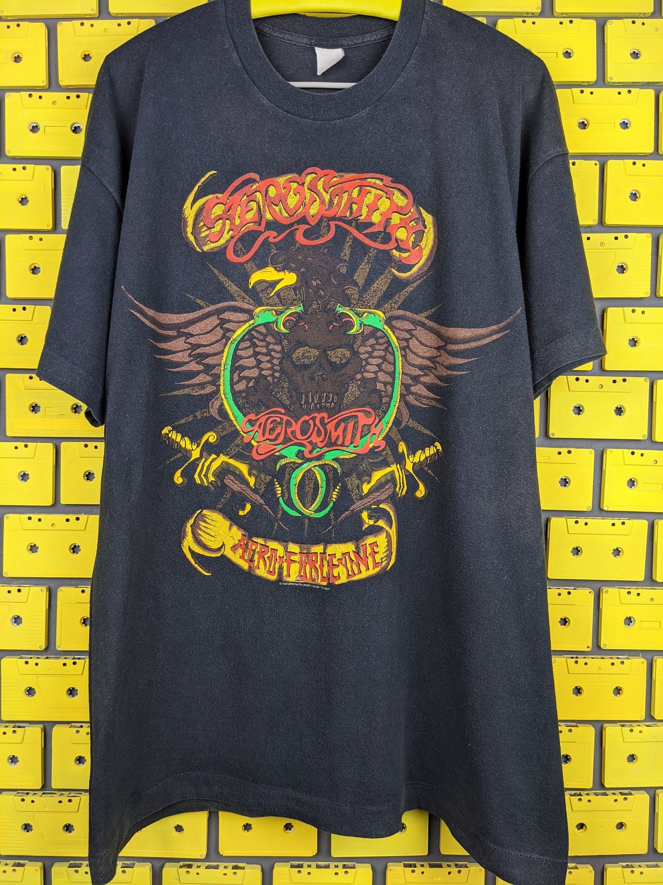 ヴィンテージ 1993 エアロスミス ツアー Tシャツ エアロ フォース ワン