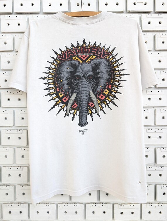 Vintage 2005 Powell Peralta T-shirt Mike Vallely Elephant Graphic
