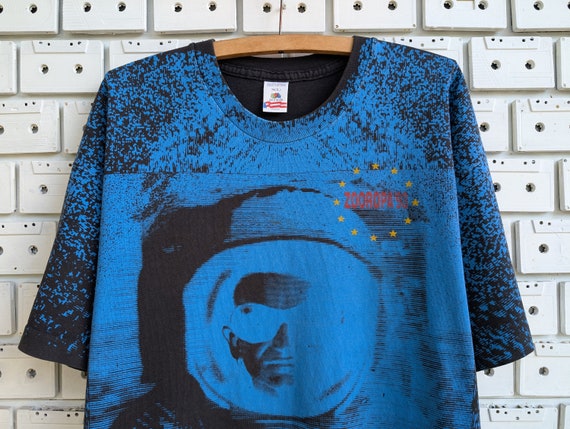 Vintage 1993 U2 Zooropa T-shirt Zoo TV Final Frontier AOP Print