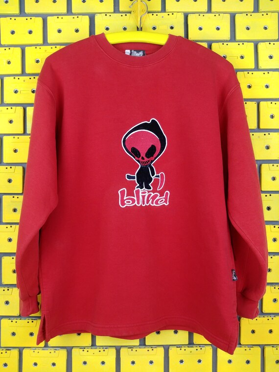 Vintage 90s Blind Skateboards Sweatshirt Size S Gr