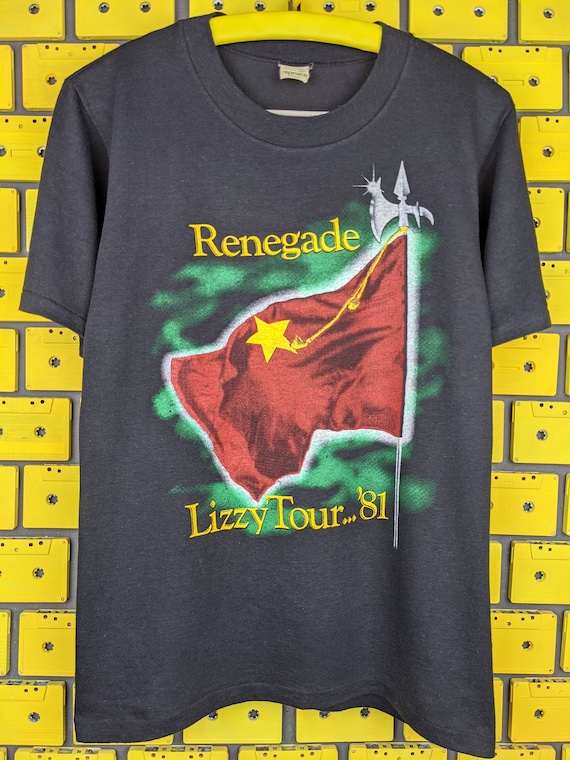 Vintage 1981 Thin Lizzy Renegade Tour T-Shirt Hard