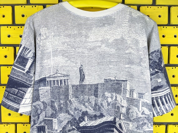 Vintage 90s Ancient Greece T-shirt All Over Print Tourist Tee - Etsy