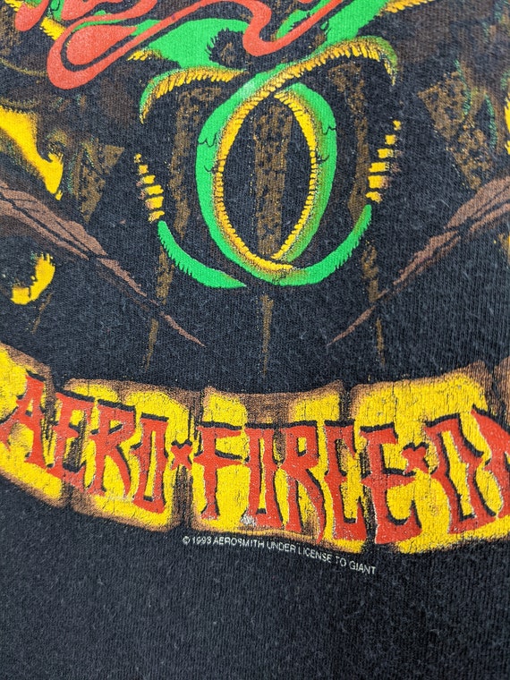 Vintage 1993 Aerosmith World Tour T-Shirt Aero Fo… - image 10
