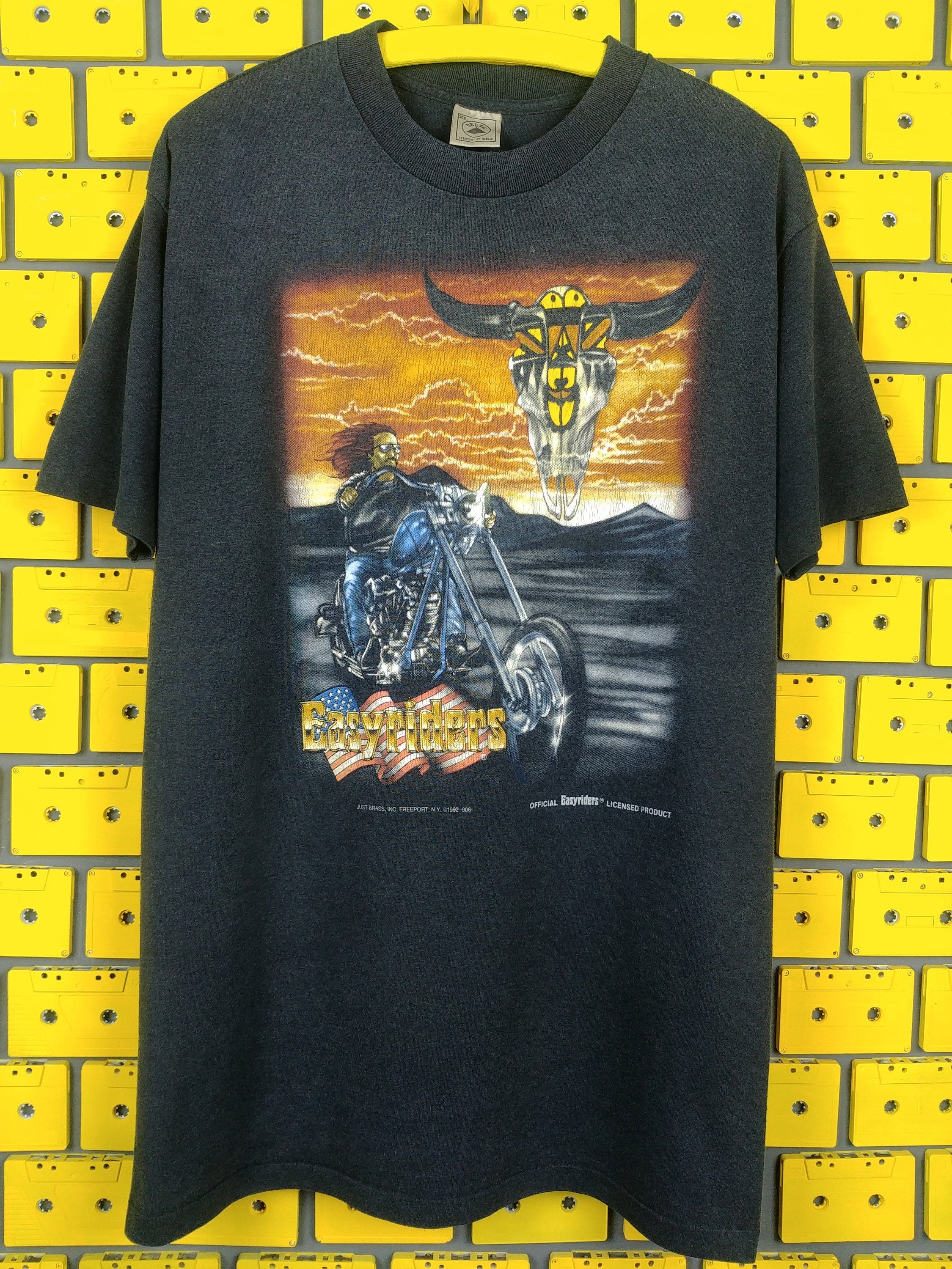 Vintage 1992 Easyriders Just Brass Shirt Size XL Biker -  Canada