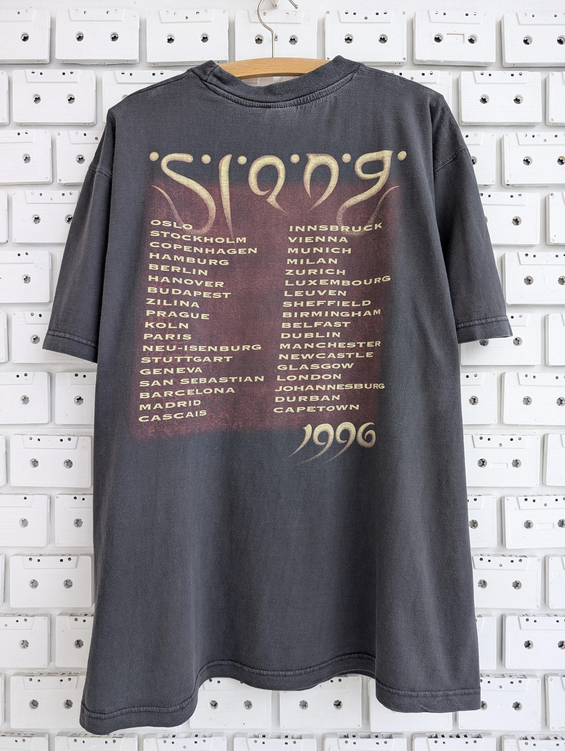 Vintage 1996 Def Leppard Slang Tour T-shirt Hard Rock Heavy Glam
