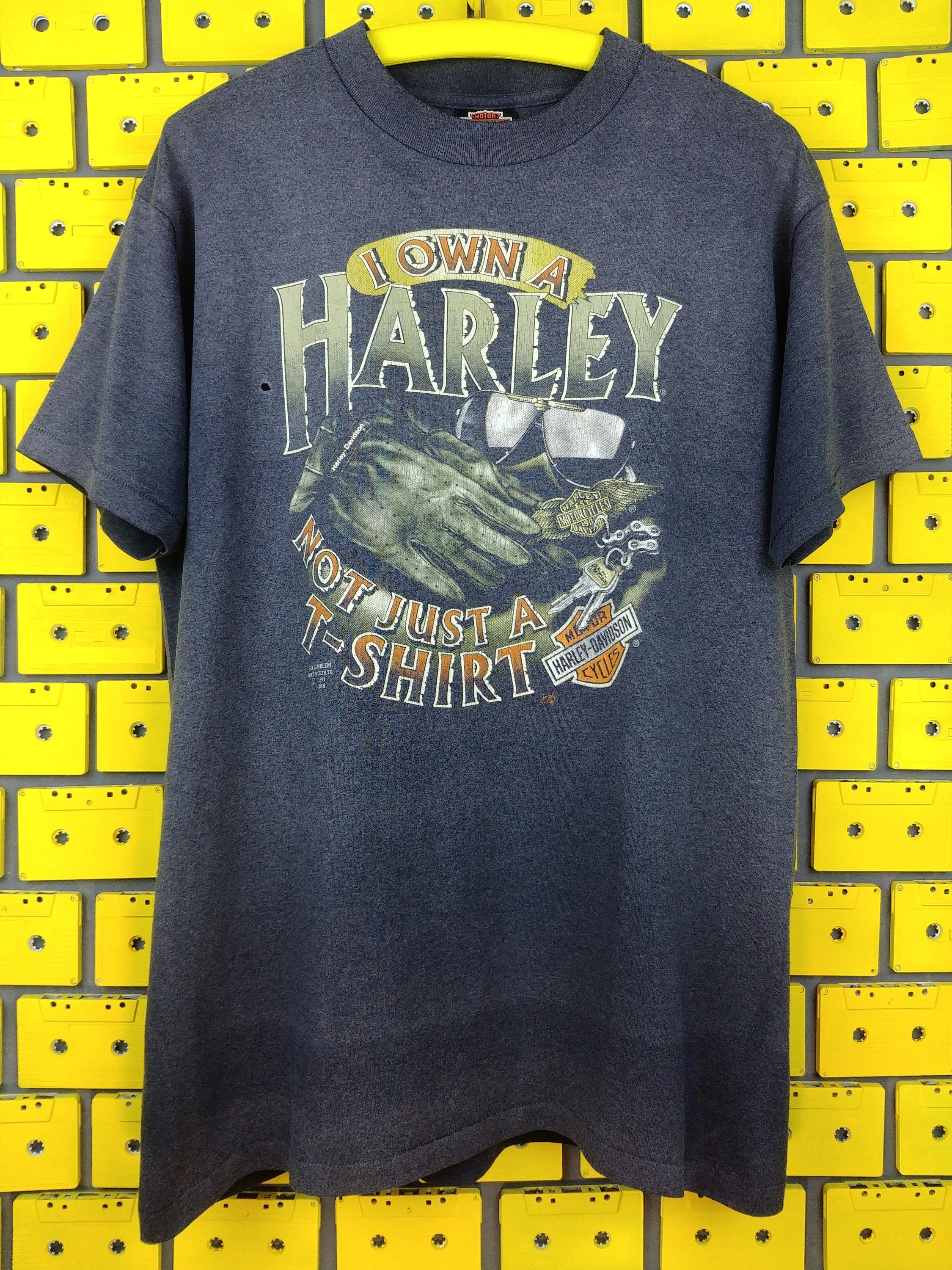 Vintage 1991 I Own A Harley Davidson 
