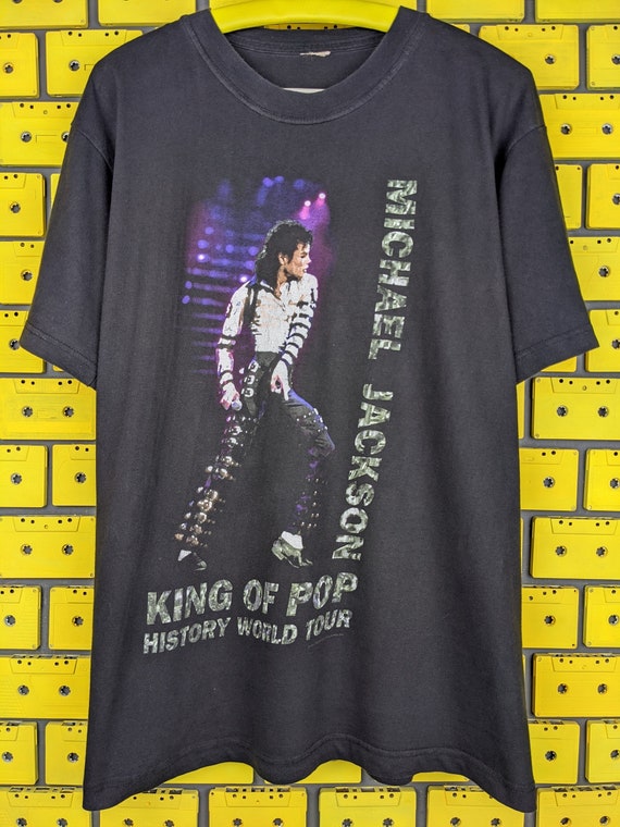 Vintage 1996 Michael Jackson T-shirt King of Pop History World