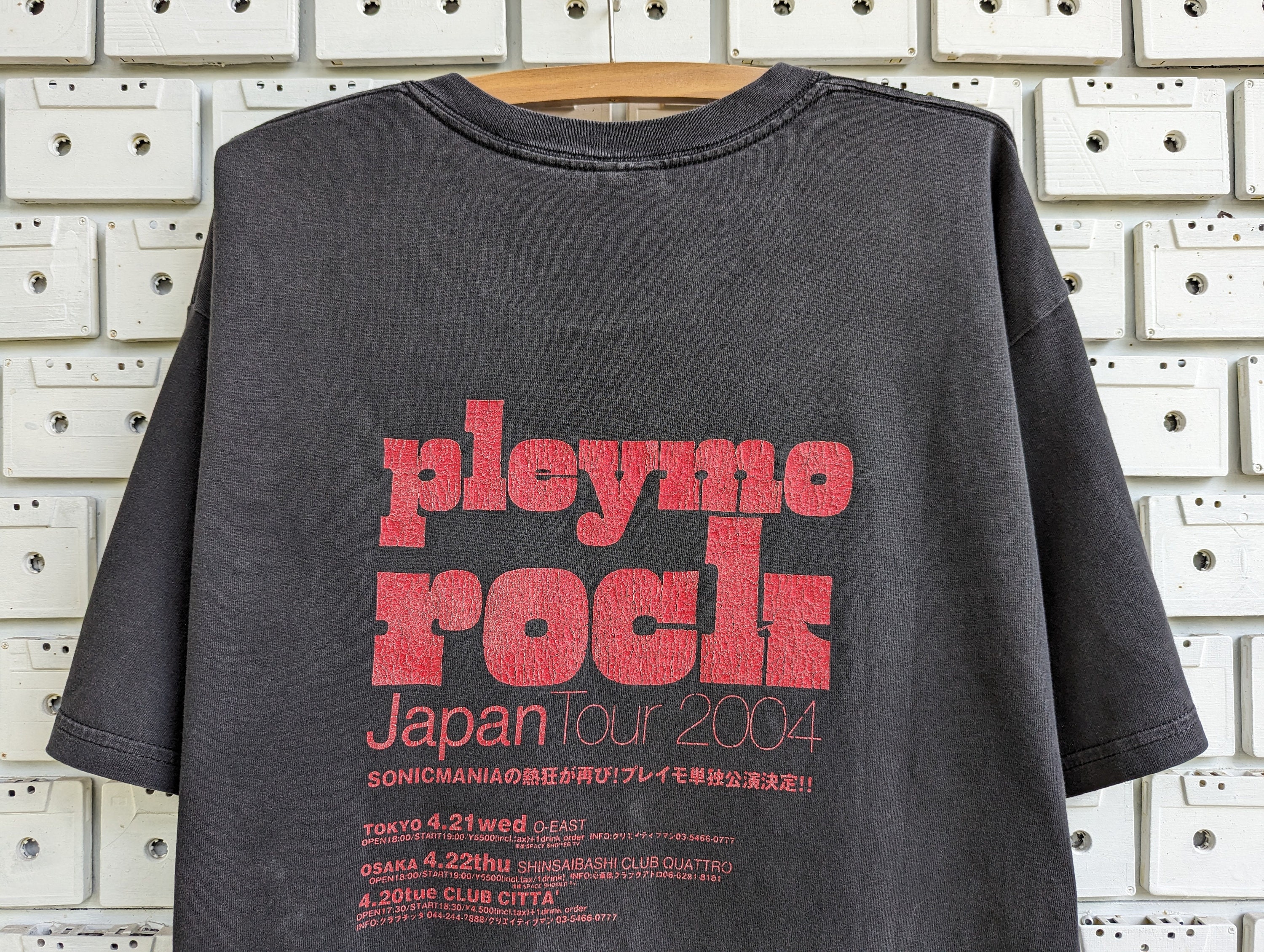 Rare Vintage 2004 Pleymo Japan Tour T-shirt French Rare Vintage 2004 Pleymo Japan Tour T-shirt French