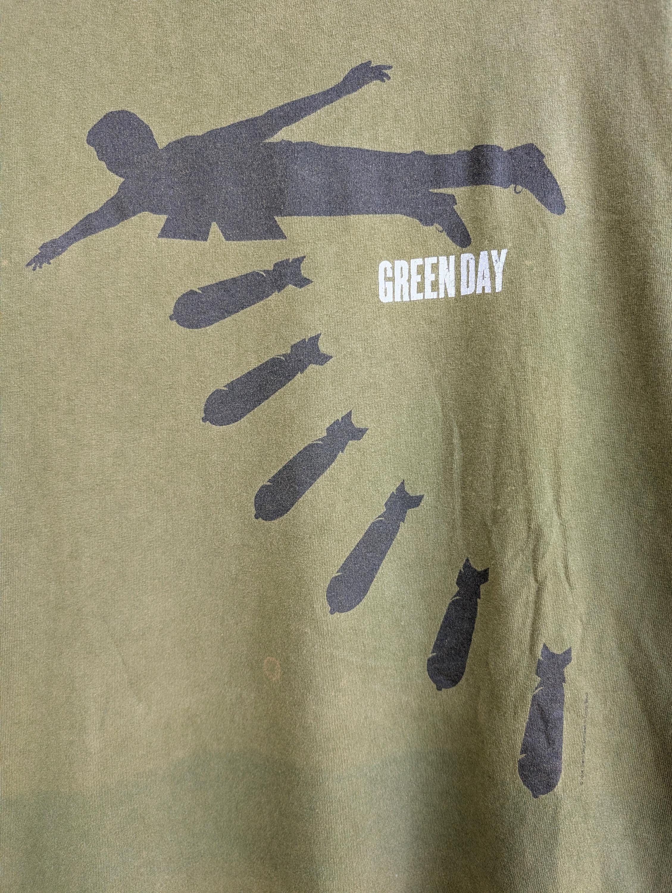 Vintage 2004 Green Day T-shirt American Idiot Skate Pop Punk
