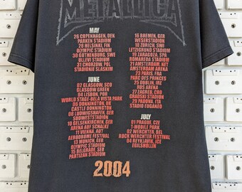 ヴィンテージ 2004 メタリカ Tシャツ St.Anger アルバム プロモ