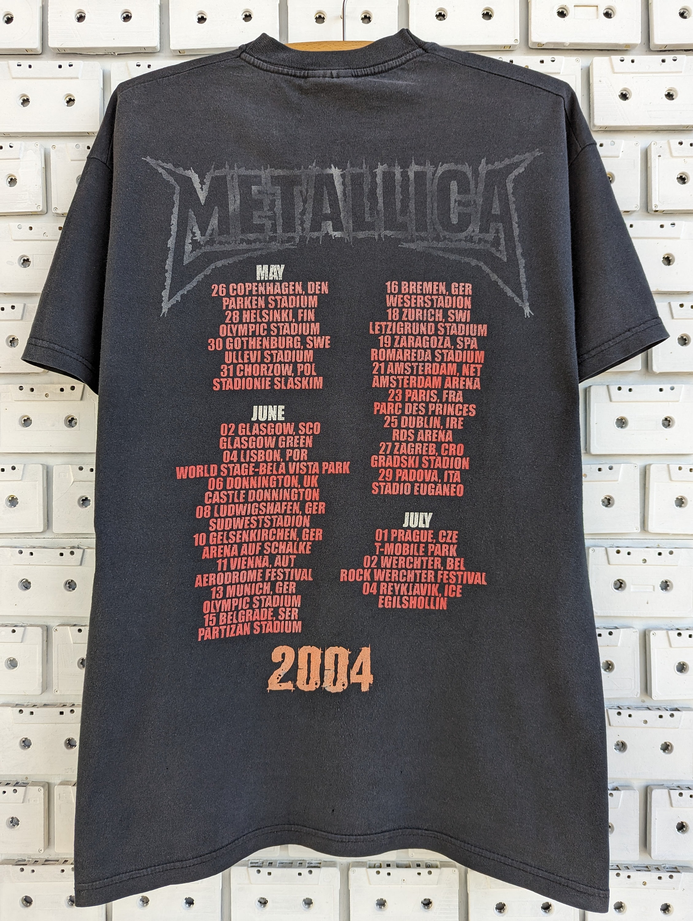 ヴィンテージ 2004 メタリカ Tシャツ St.Anger アルバム プロモ