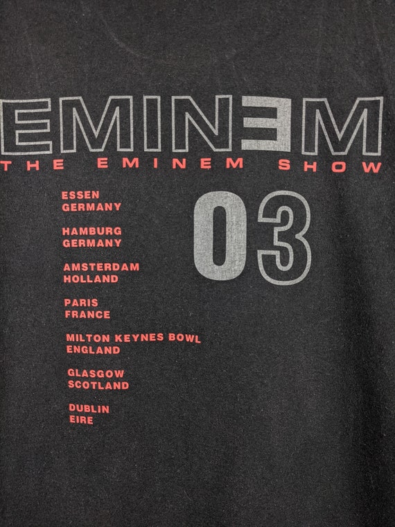 Vintage 2000s Eminem T-Shirt The Eminem Show Euro… - image 4