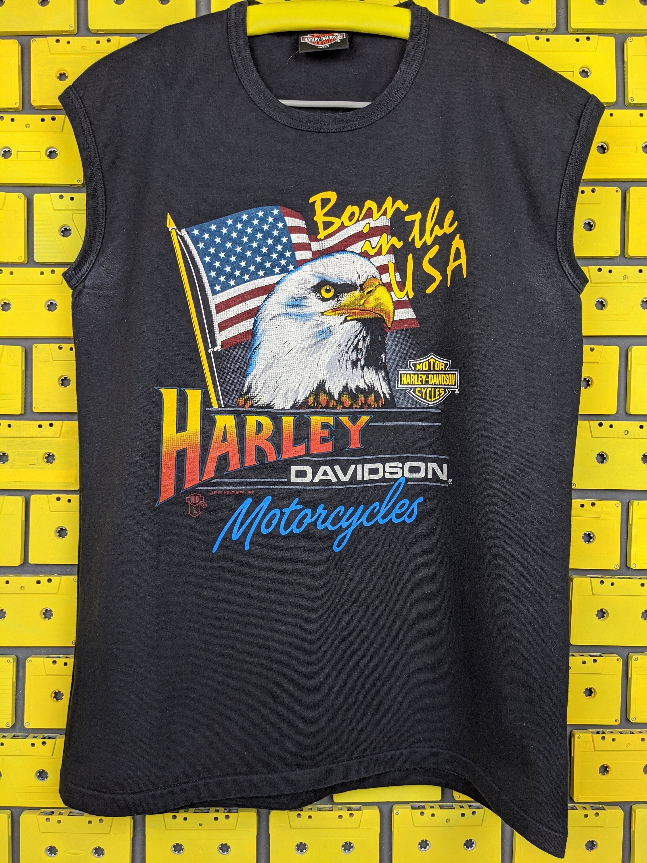 Harley-Davidson Tシャツ 1986年製　希少 Vintage 1986 harley davidson shirt - Etsy 日本