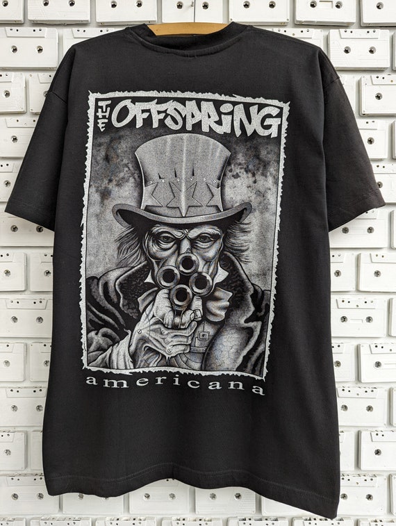 トップス 2000s THE OFFSPRING vintage band T-shirt Vintage 00s the Offspring Americana T-shirt Skate Punk